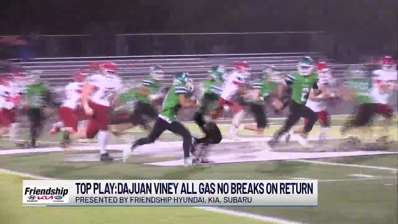 Dajuan Viney Wins WVVA Play Of The Week For Week Eight