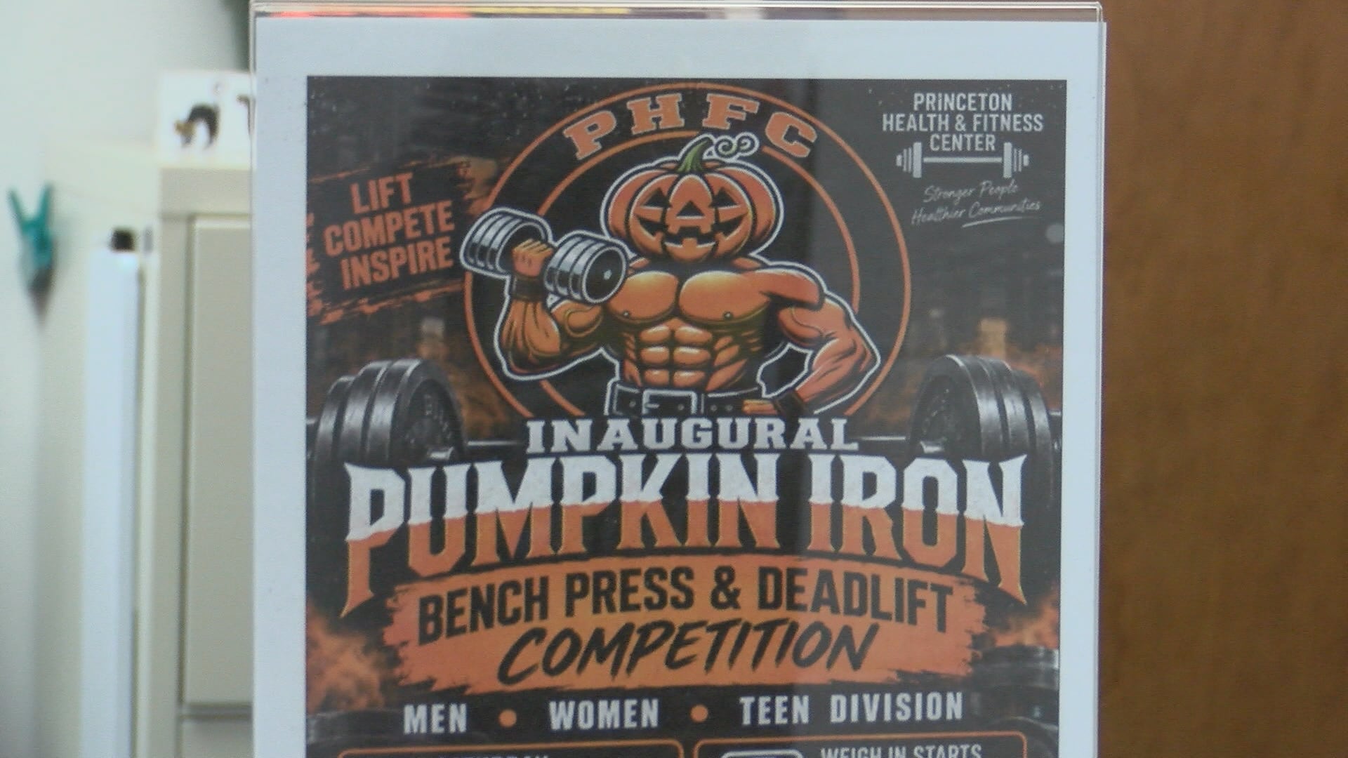 Princeton Health and Fitness Center hosts inaugural Pumpkin Iron weightlifting competition