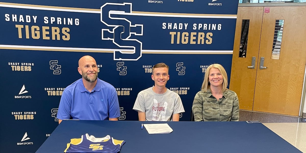 Gary Hatcher Jr Garrett Hatcher signs with Concord Track and XC