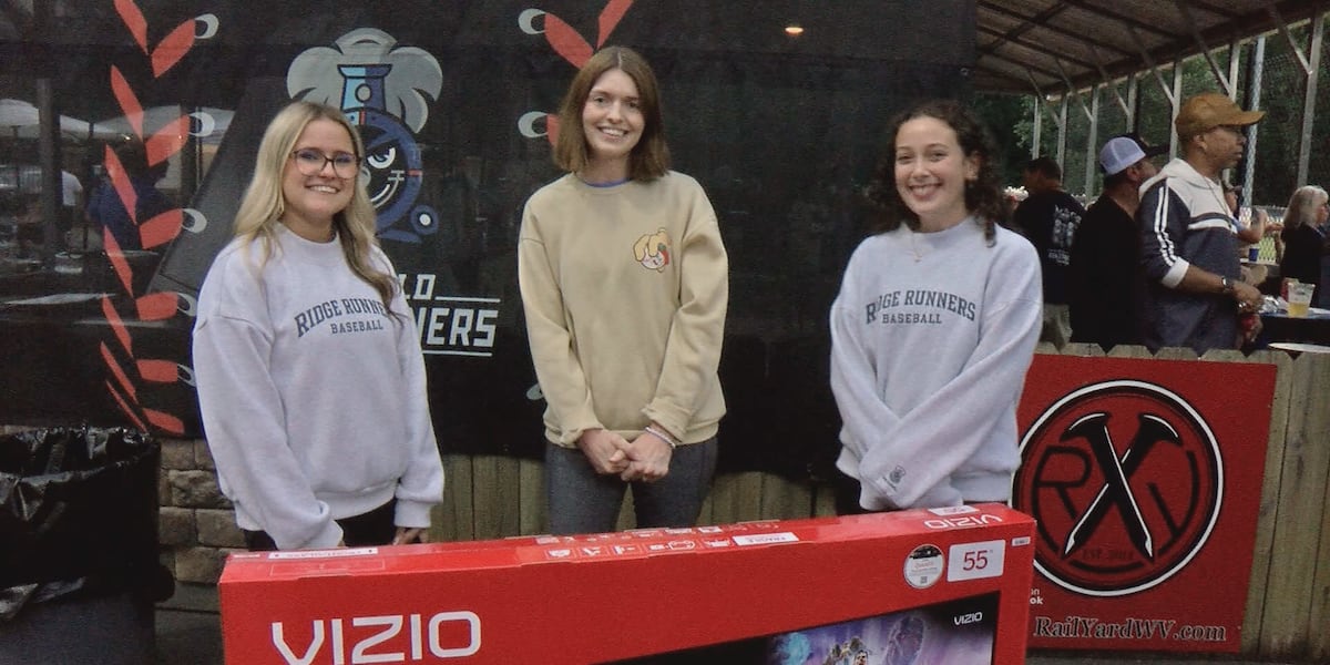 TV giveaway Winner announced at Bluefield Ridgerunners game