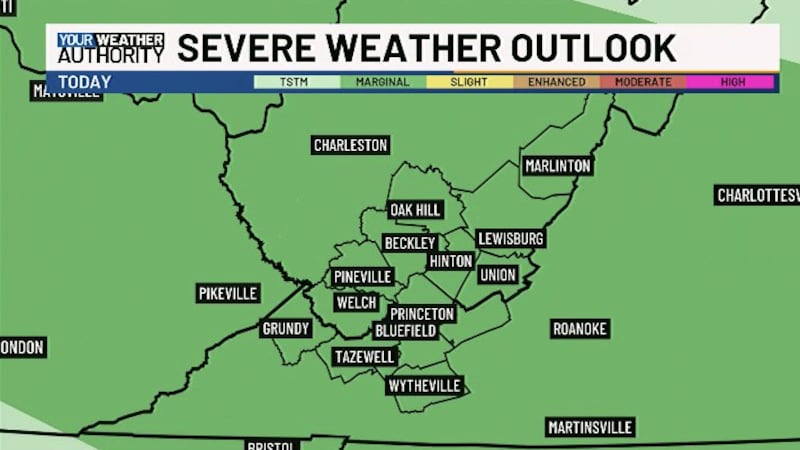 Severe weather outlook for Friday