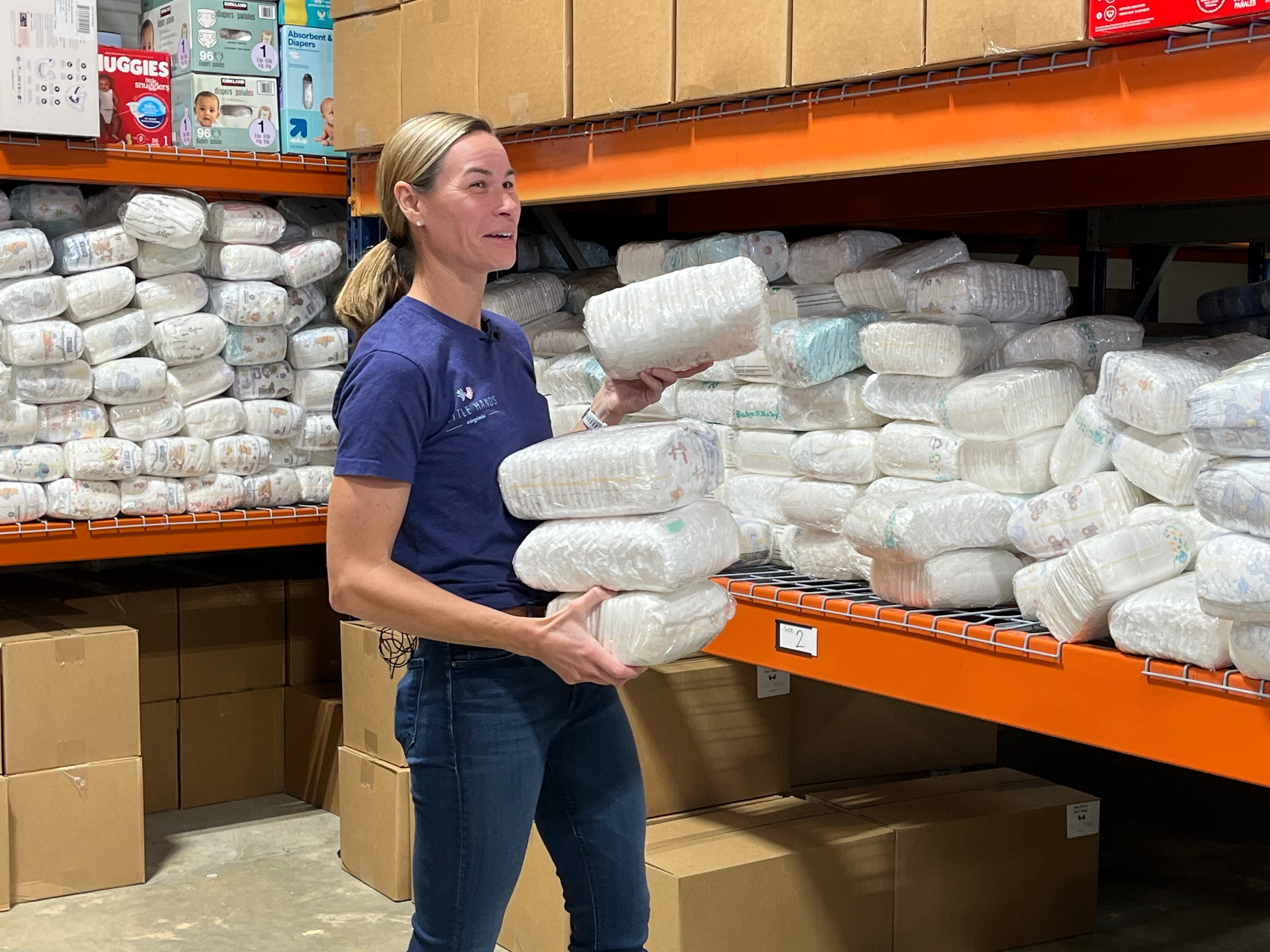 Little Hands Virginia distributing more than half a million diapers to families in need