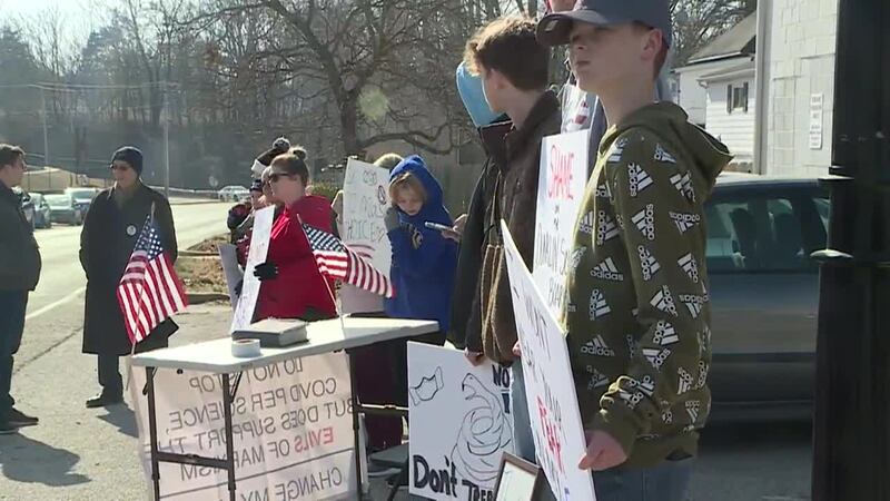 A Missouri high school student held a protest after he was sent home for violating the...