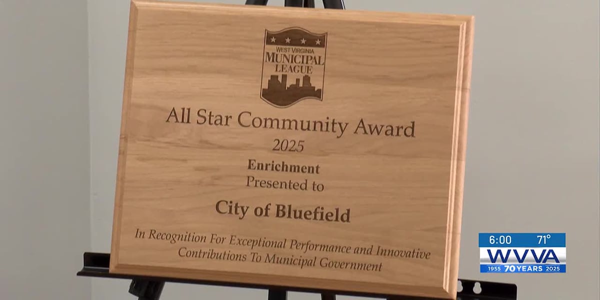 Bluefield recognized as West Virginia Municipal League’s “All Star Communities”