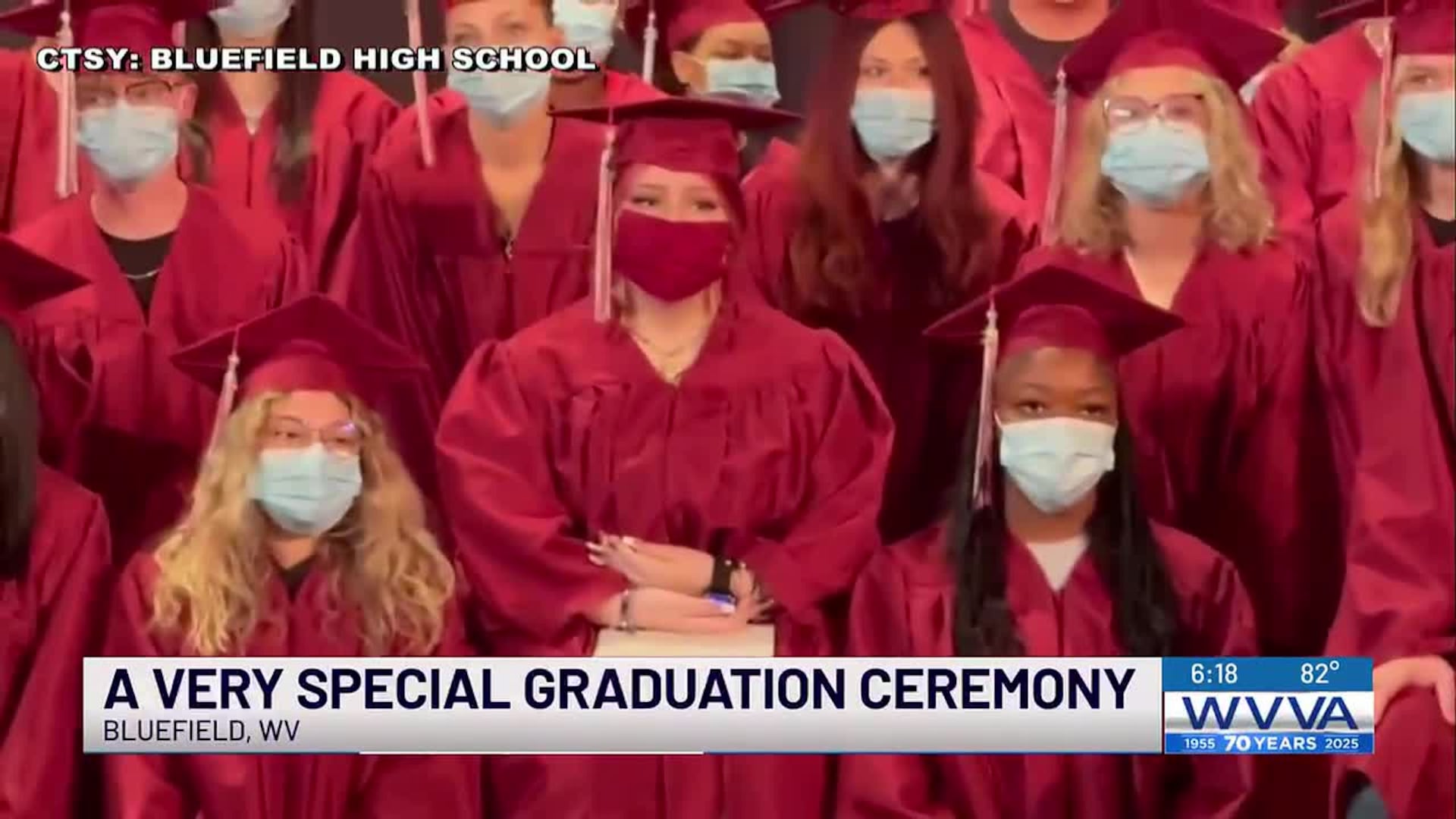 Bluefield High School holds special graduation for senior fighting cancer Bluefield High School holds special graduation for senior fighting cancer