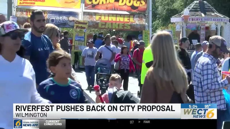 Wilmington Riverfest organizers are criticizing a city proposal to shift the festival’s...