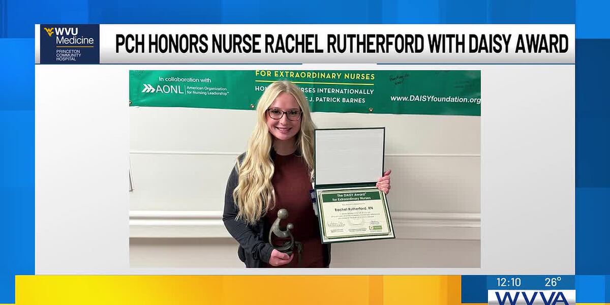 Rachelle Rutherford PCH Nurse Rachel Rutherford wins DAISY award